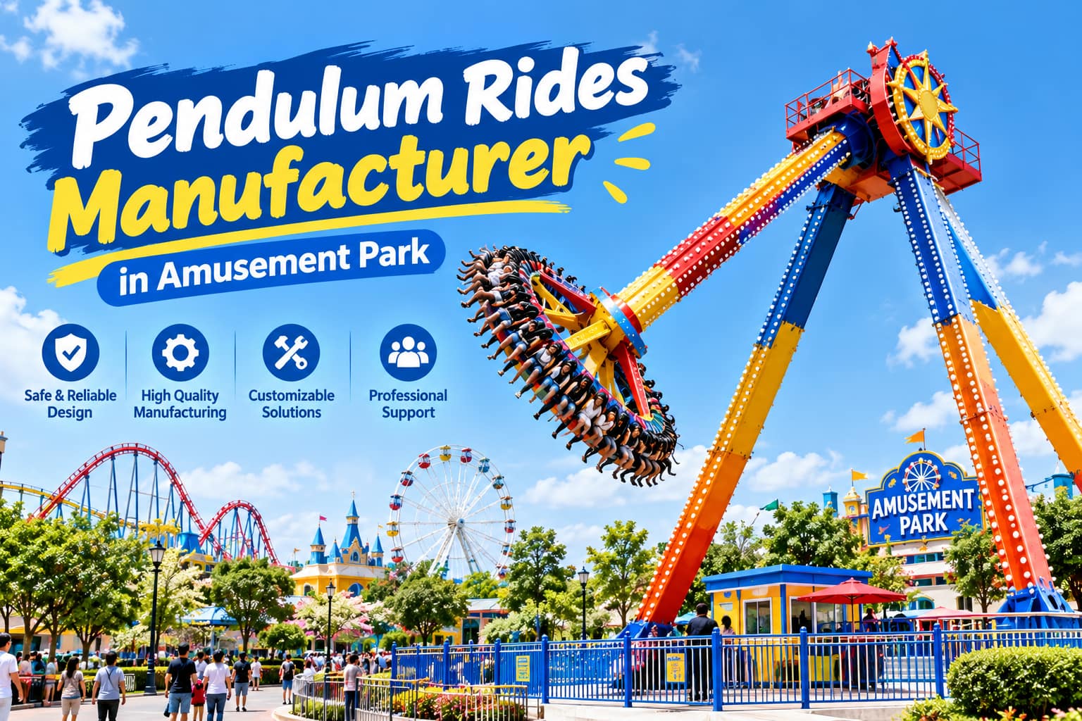 Pendulum Rides Manufacturer in amusement park