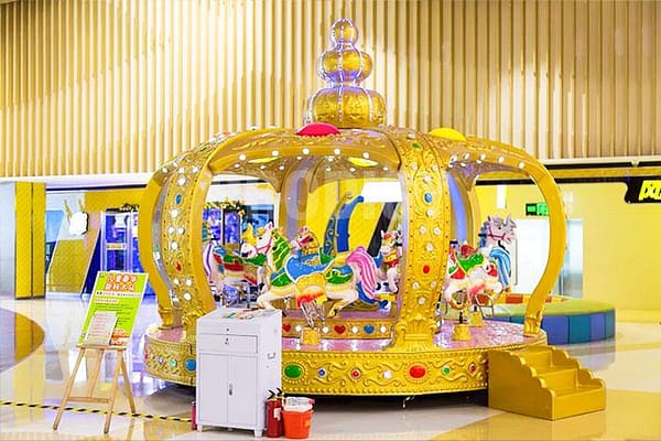 12 Sitzkronenkarussell Gelb 12 seat crown carousel Yellow