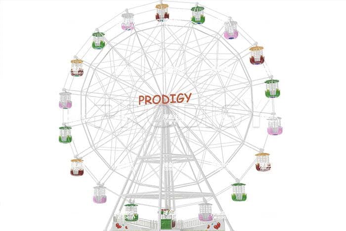 30Fournisseur de grande roue de panier de fleurs de M