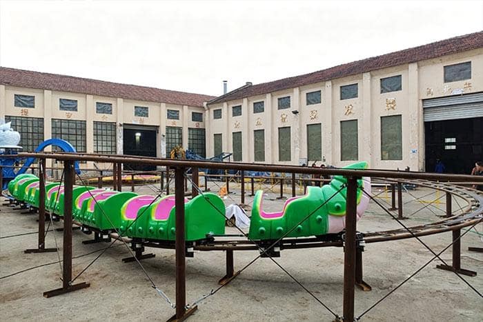 Fruit Worm Roller Coaster amusement ride