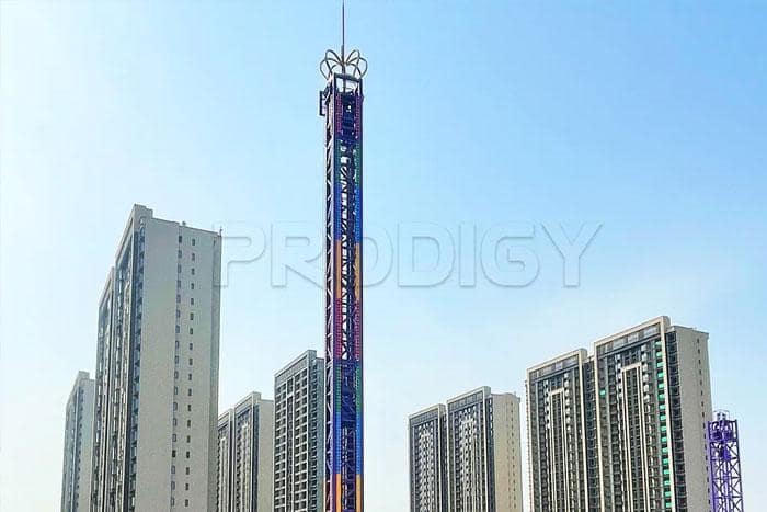 Prodigy 38M drop tower ride Prodigy 38M drop tower ride