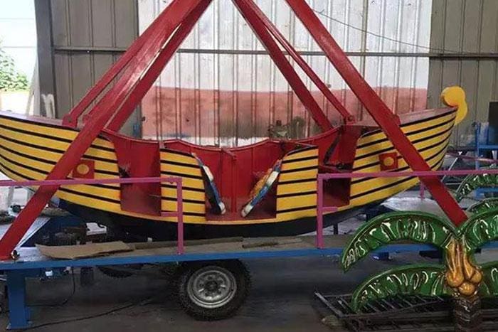 Towed Pirate Ship Amusement ride Towed Pirate Ship Amusement ride