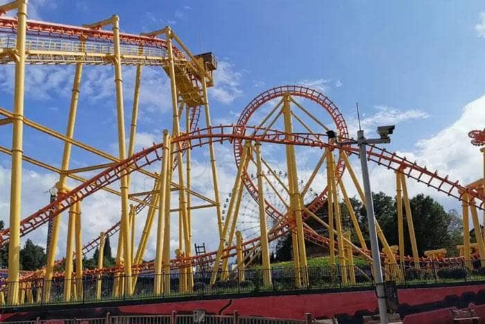 Four-Loops-Roller-Coaster-amusement rides Four Loops Roller Coaster amusement rides